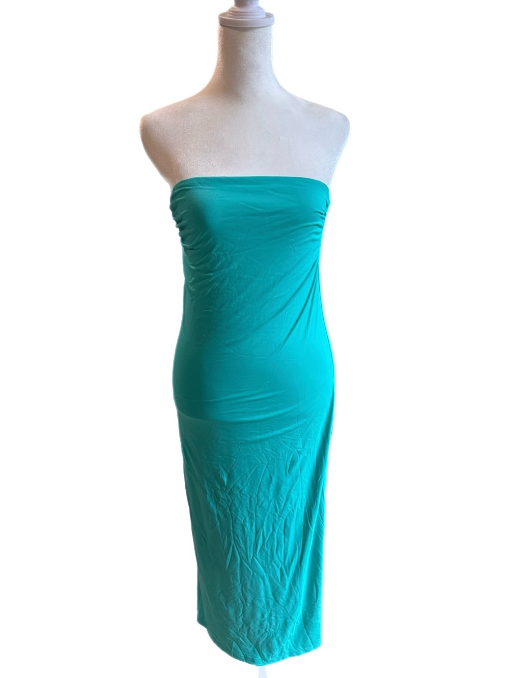 House of Harlow 1960 Strapless Turquoise Tube Dress